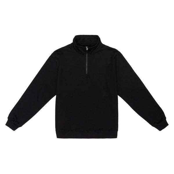 BRUSHED HALF-ZIPPER SWEATSHIRT