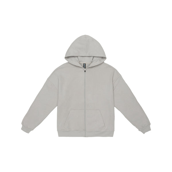 BRUSHED FULL-ZIPPER HOODIE