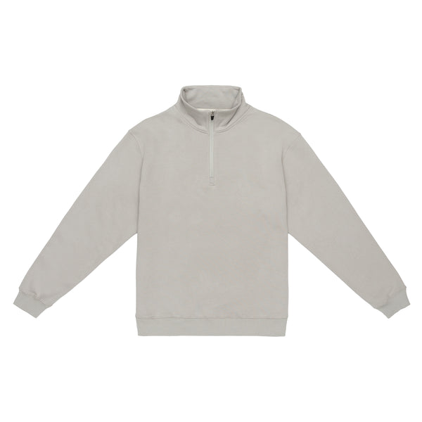 BRUSHED HALF-ZIPPER SWEATSHIRT