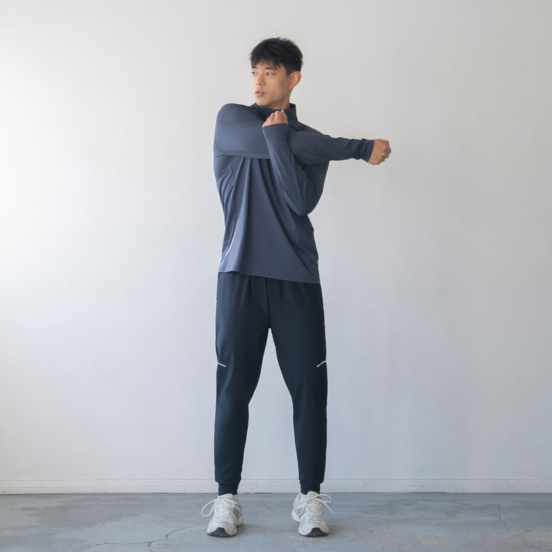 HALF-ZIPPER PERFORMANCE LONG-SLEEVE